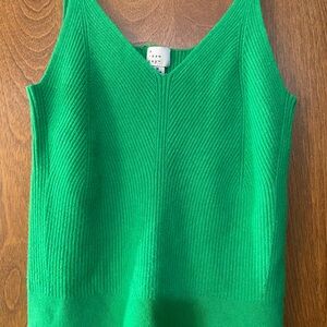 a new day Vibrant Green Ribbed Top